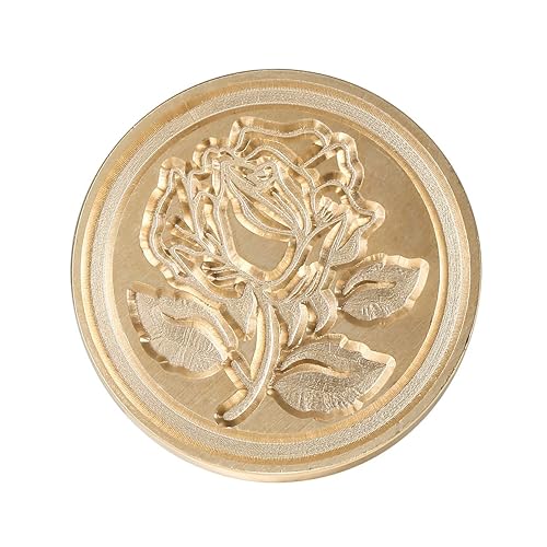 Miniatura 2 de Yoption Sello de cera de rosa romántica, decoración en invitaciones de boda, sobres de carta, paquetes de vino, sellos de tarjetas de San Valentín