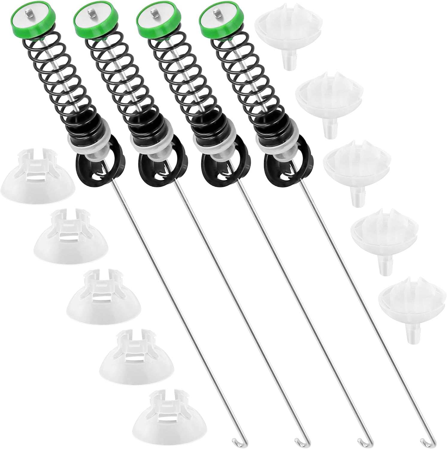 W11130362 Washer Suspension Rod Kit(23.3in) Compatible for Whirl-pool May-tag Ken-more Top Load Washer Parts of WTW5000DW2 WTW5000DW3 WTW5000DW1 MVWX655DW1 MVWC565FW1 MVWX655DW2-by MIFLUS green