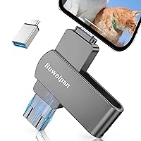 Chiavetta USB per Phone,[Senza APP] Ruweipan 512GB Pendrive USB C 4 in 1 Memoria Esterna