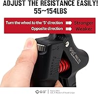 Vista 6 de GD Grip Strength Trainer (Premium Adjustable Grip Strengthener for Forearm Training) Wrist and Forearm Strengthener