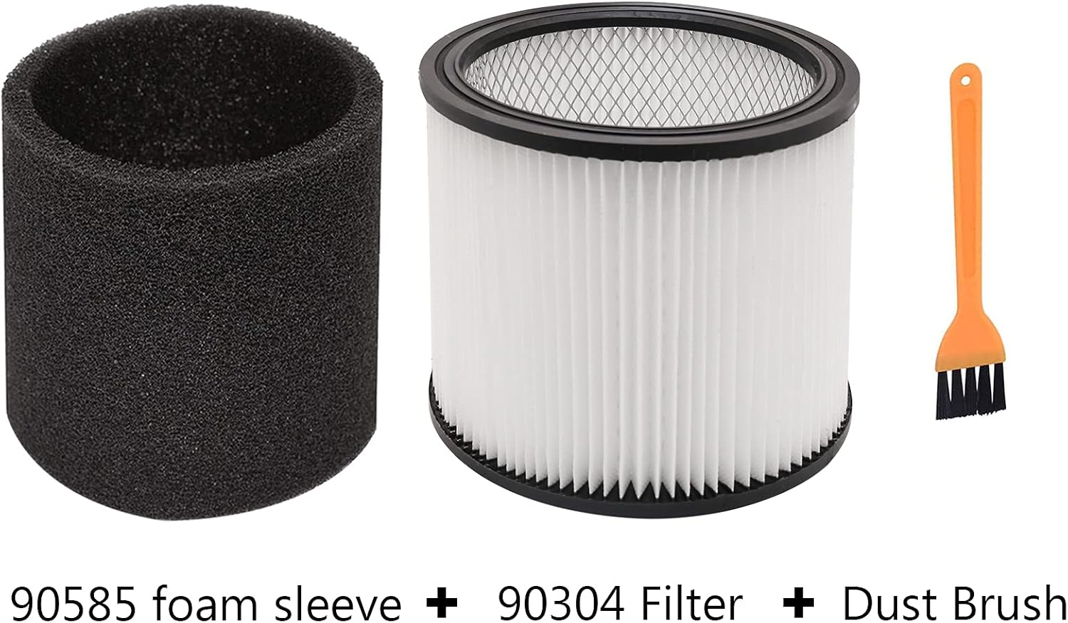 3 PCS Replacement Filter for Shop-Vac 90304, 90350, 90333, 903-04-00, 9030400, 90585 Foam Sleeve, Compare to Part # 90304, 90585