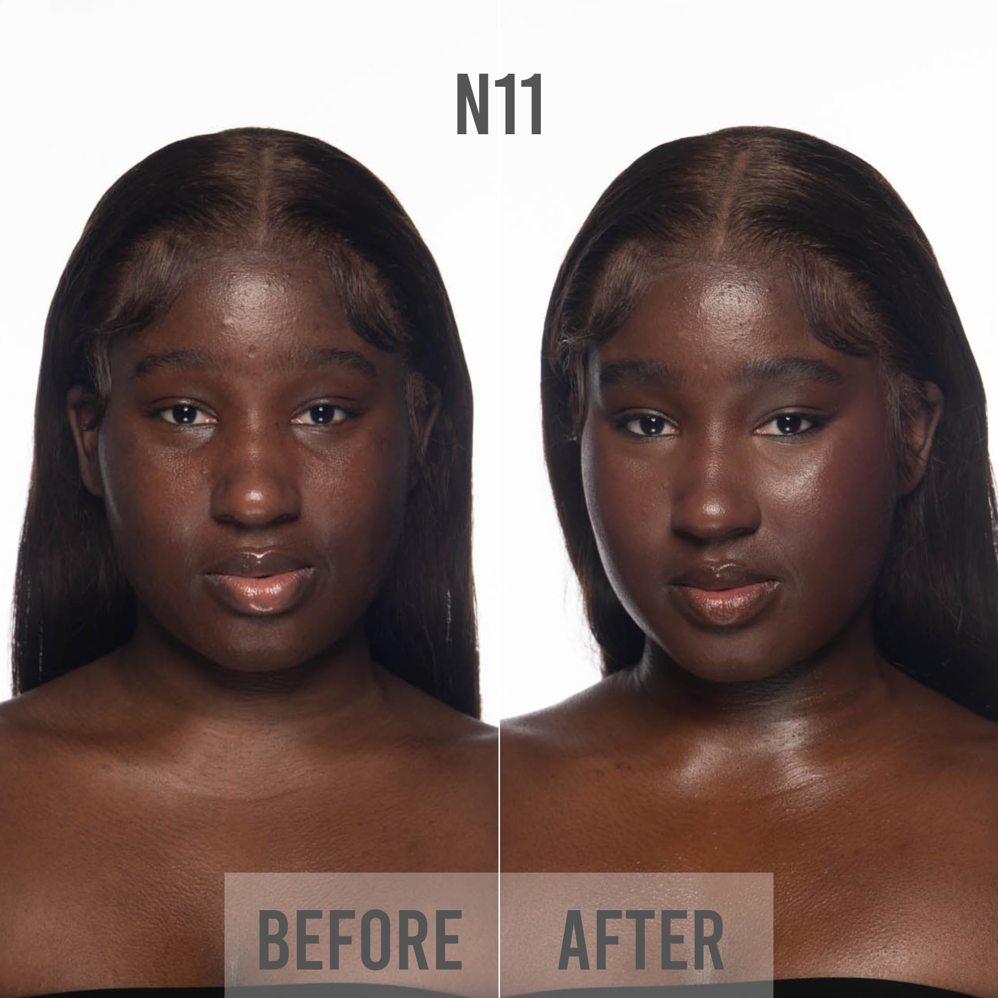 BPerfect Chroma Cover Luminous Foundation - Radiant Filter Finish, Buildable Coverage - Shade 34 - N11 Deep Rich Neutral Chocolate - Image 2