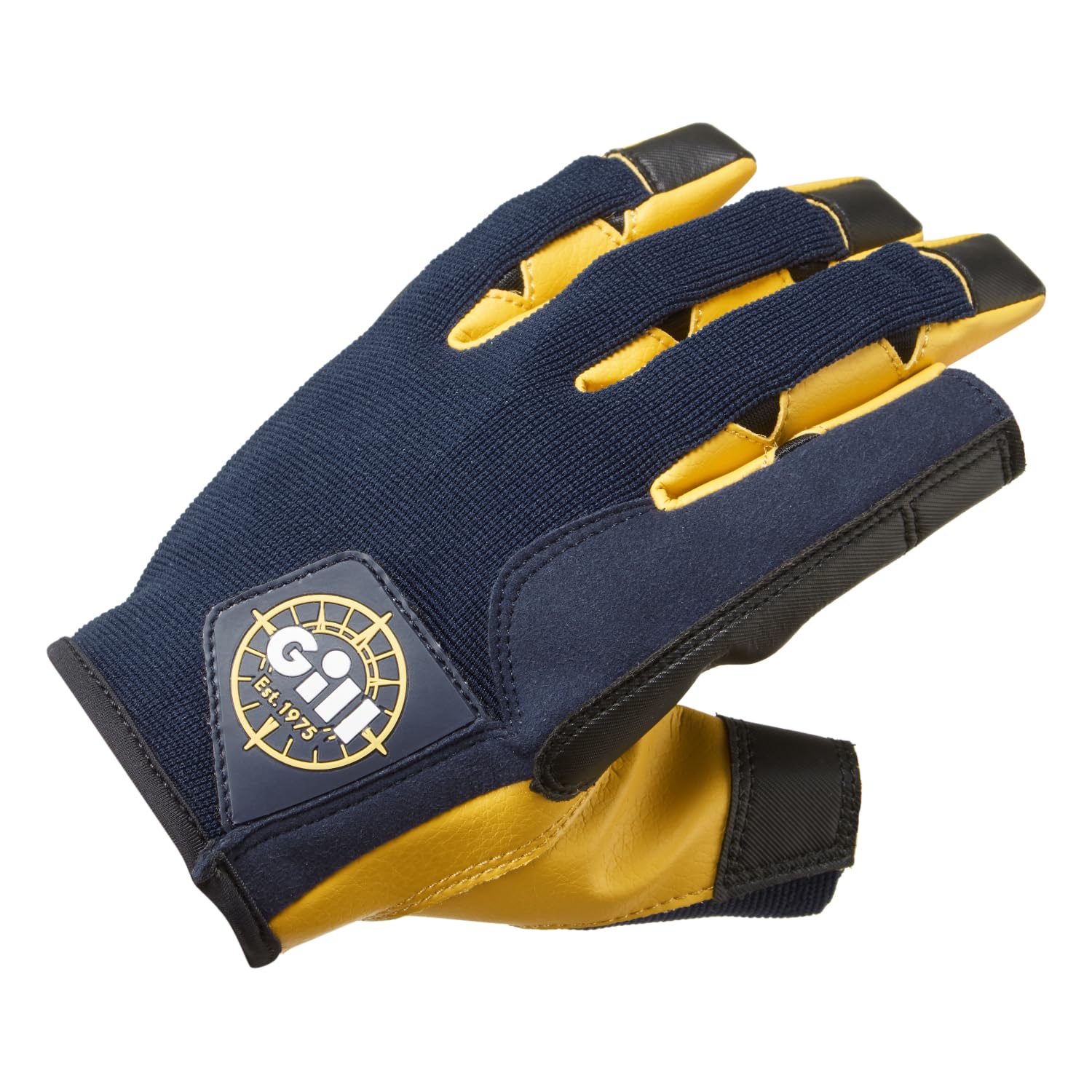 Gill Long Finger Pro Sailing Gloves - Sailing, Paddle & Board Sports, Kayaking or Windsurfing - Special Edition 50th Anniversary (Navy, L)