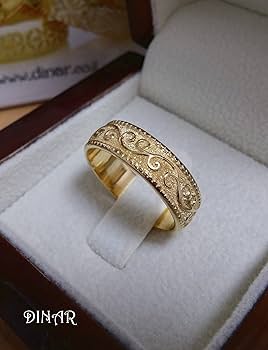 milet リング 新品未使用 Amazon.com: Scrolls leaves wedding ring band vintage style