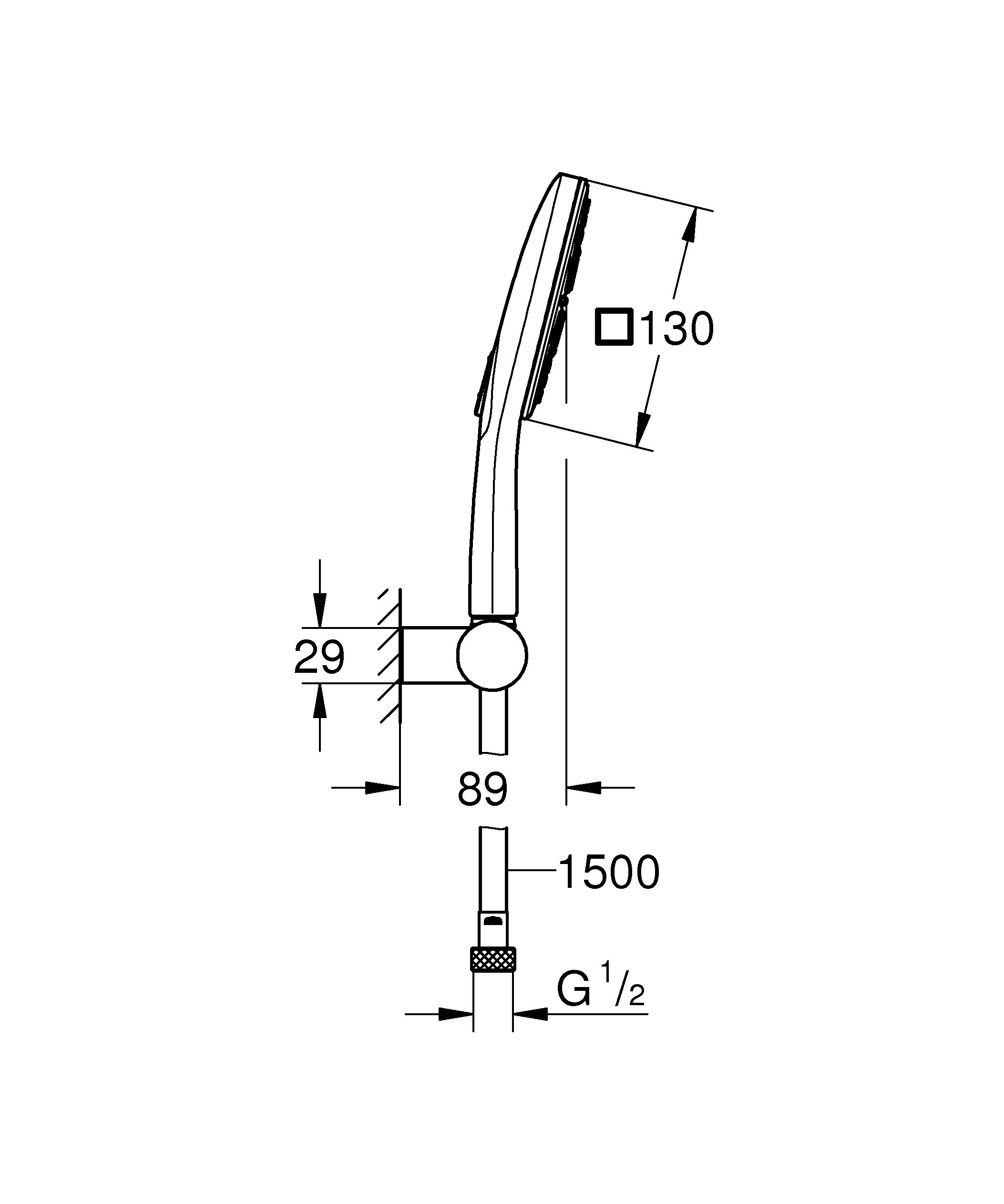 Amazon.co.jp: GROHE (グローエ) レインシャワー 130 SmartActive