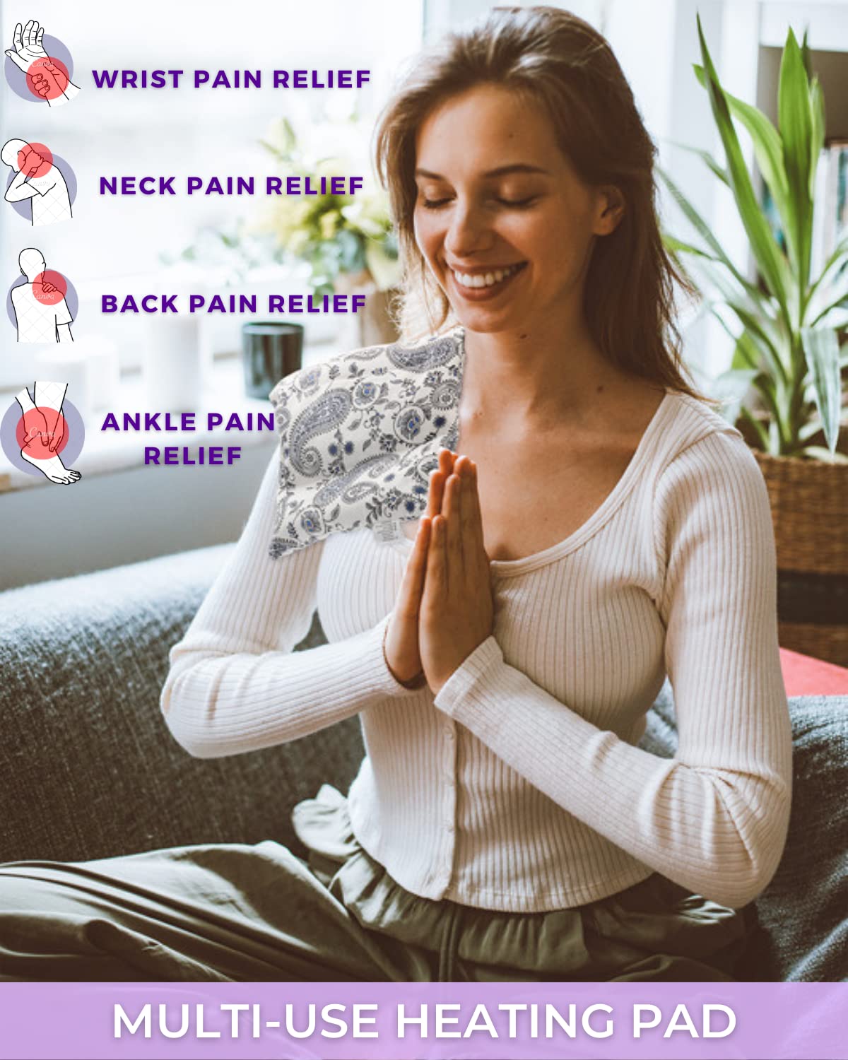 Snapklik.com : Hihealer Heating Pad Microwavable Self Care Gifts For ...