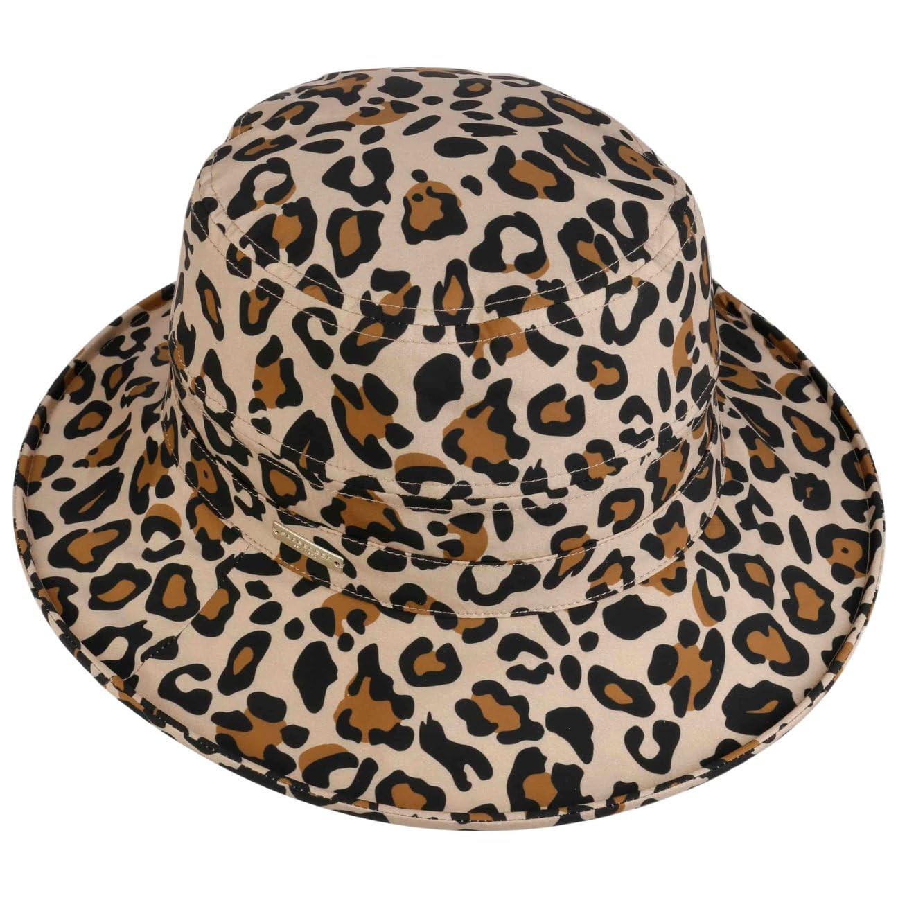 Seeberger Regenhut mit Leomuster Damenhut Stoffhut Damen - Futter Herbst-Winter Winter
