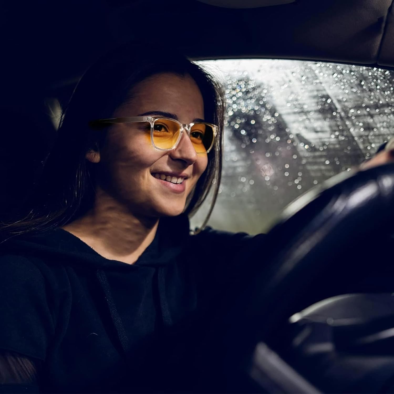 livho High Tech Night Driving Blue Light Glasses - Advanced Blue Light Blocking Computer Glasses - Image 7