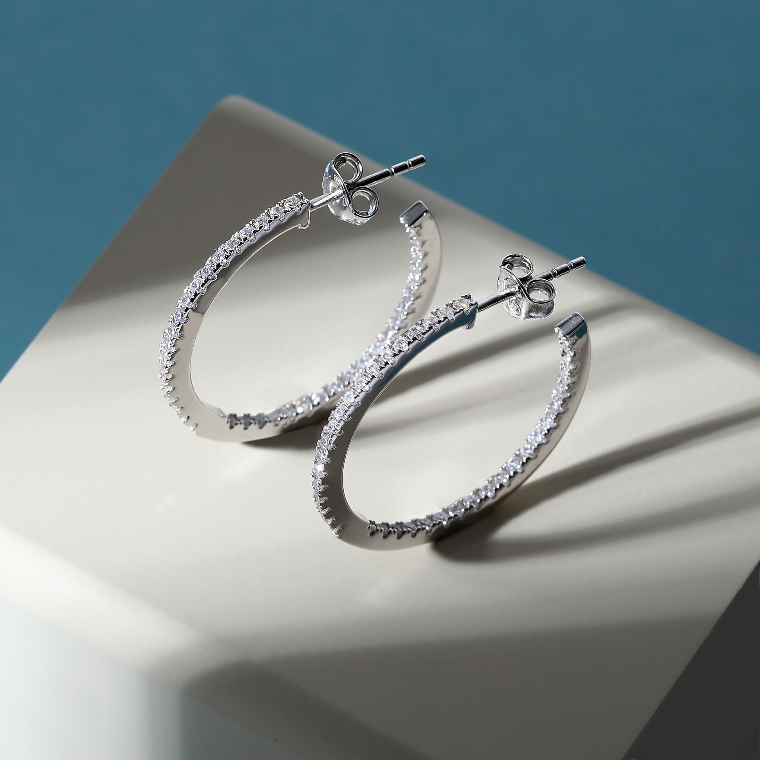 Morellato Orecchini a Cerchio da Donna in Argento 925‰, Zirconi, Collezione Tesori - SAIW147