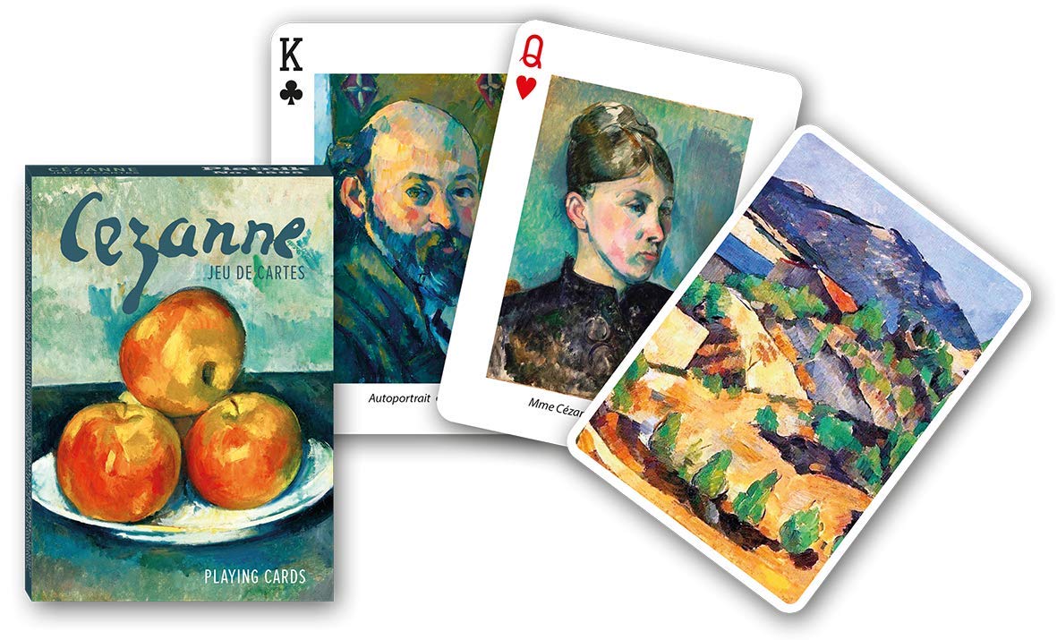 Piatnik 1595 54 Playing Cards with Cezanne Motif