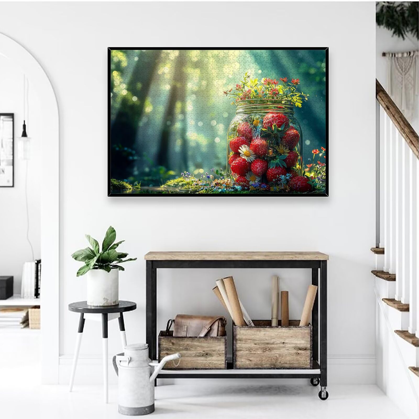 Puzzle 1000 Pezzi per Adulti, Puzzle Foresta1000 Pezzi Arte per Adulti e Ragazzi, Misura: 75x50 cm, Puzzles Paesaggio in Legno Impegnativi, Puzzles per Idea Regalo Donna Uomo, Decorazioni Casa, -3152