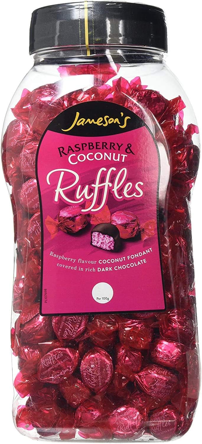 1 X JAMESONS RASPBERRY RUFFLES JAR 1.5kg | 1 PACK BUNDLE