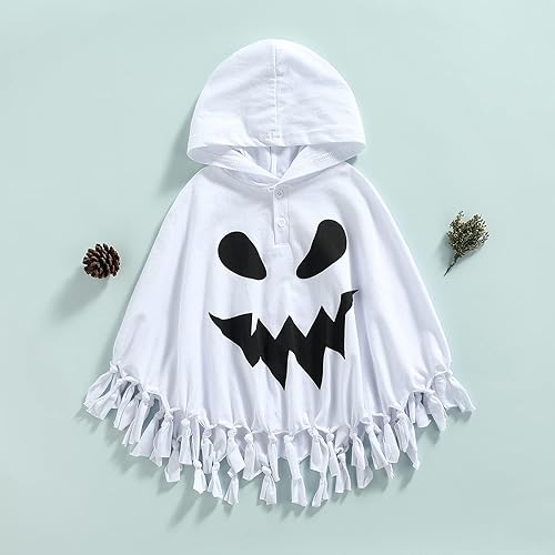 Miniatura 2 de Traje de Halloween para bebés, niños y niñas, bata de fantasma, disfraces de fiesta, ropa para niños pequeños, capa de bebé