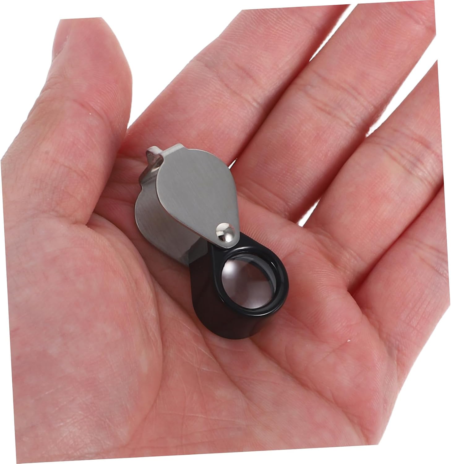 Artibetter Jewelry Magnifier Foldable Loupe for Stamps Coins Geology Sturdy Frame