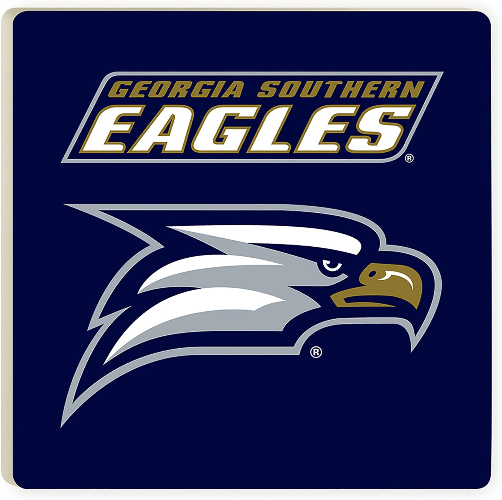 Georgia Southern University Eagles Logo 4 x 4 Ceramic Coasters Pack of 4