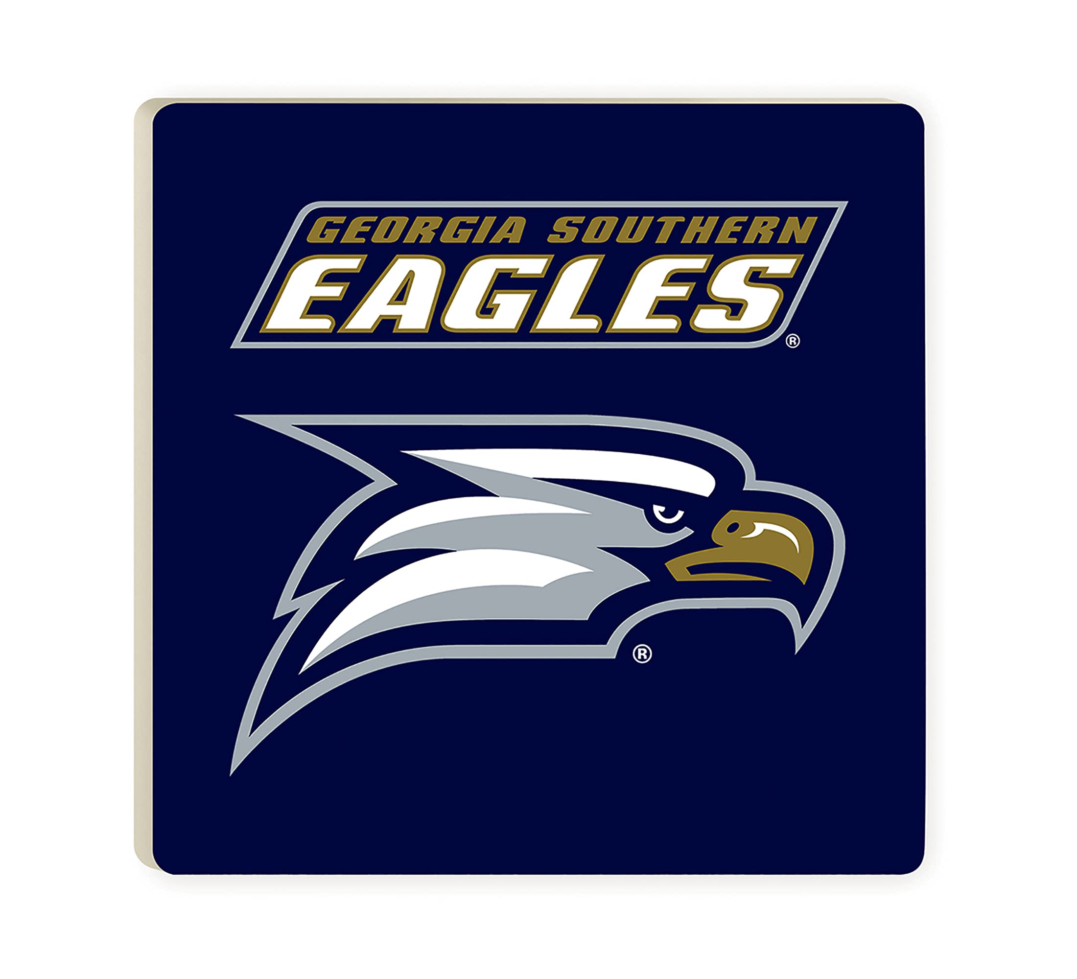 Georgia Southern University Eagles Logo 4 x 4 Ceramic Coasters Pack of 4