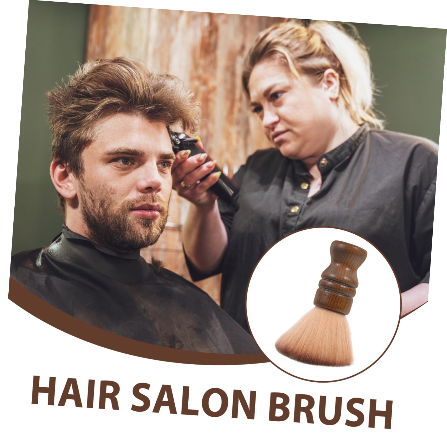 Beaupretty Lot De 3 Brosses À Cheveux Lisses Et Démêlantes Pour Hommes Avec Manche En Bois