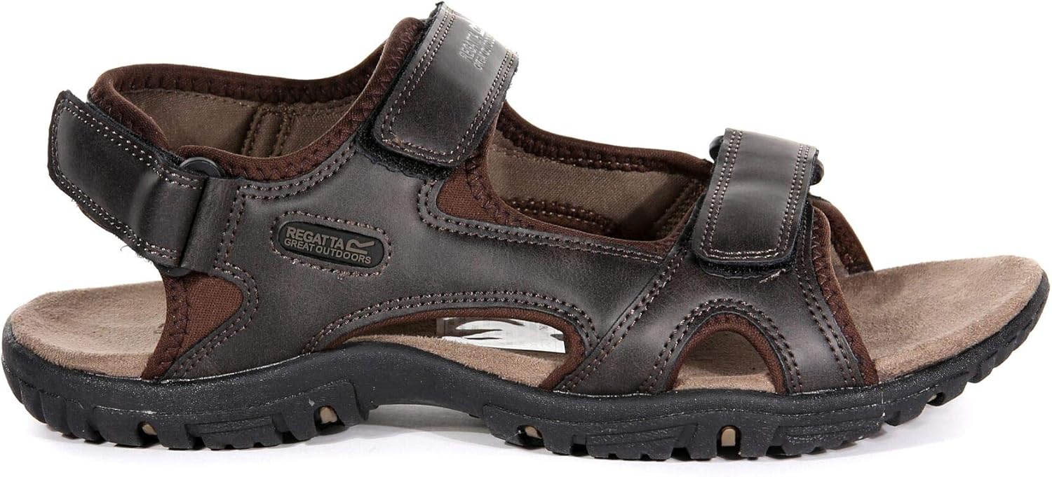 Regatta Mens Haris PU Leather Lightweight Sandals 3