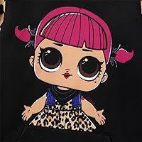 Vista 3 de L.O.L. Surprise! Sudaderas con capucha para niñas, jóvenes, niños, leopardo, sudadera con capucha de manga larga, bolsillo