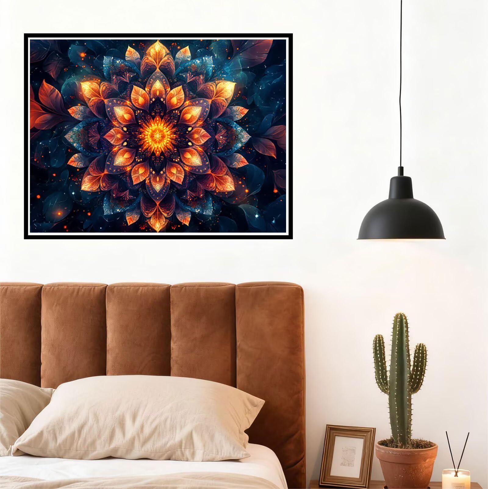 Sogno Dipingere con i Numeri Adulti Mandala Dipingere con i Numeri Regalo Bambina 7 Anni, Hobby Creativi Adulti Painting by Numbers Kit Pittura Bambini, Decora Casa 90x120cm Senza Cornice H - 743