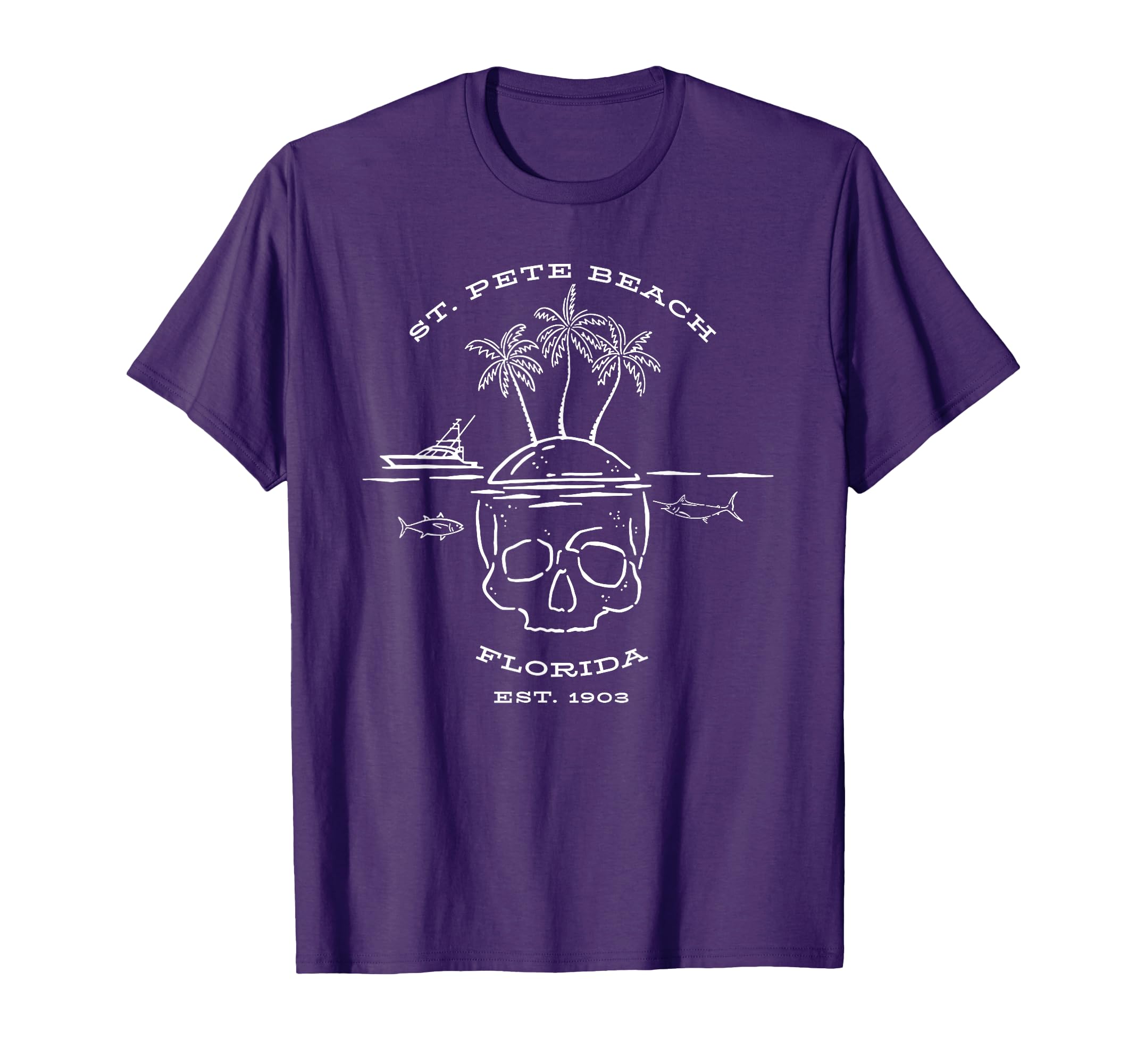 St. Pete Beach Florida Shirt Vacation Summer Palm Trees Tee T-Shirt for Men Women Girls Kids