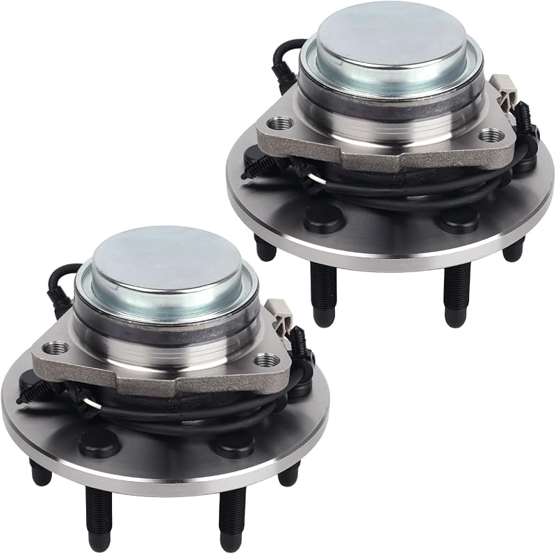 PAROD 2pcs 515054 2WD Front Wheel Bearing Hub Assembly Compatible with 00-06 Chevy Tahoe, 99-06 Silverado 1500,00-06 Suburban 1500, GMC Yukon, 99-06 Sierra 1500, 02-06 Cadillac Escalade 6Lugs W/ABS | Fit 99-06 Silverado/Sierra 1500, 00-06 Tahoe/Yukon/Suburban, 02-06 Escalade/Avalanche, Express/Savana Van. RWD 6Lug w/ABS