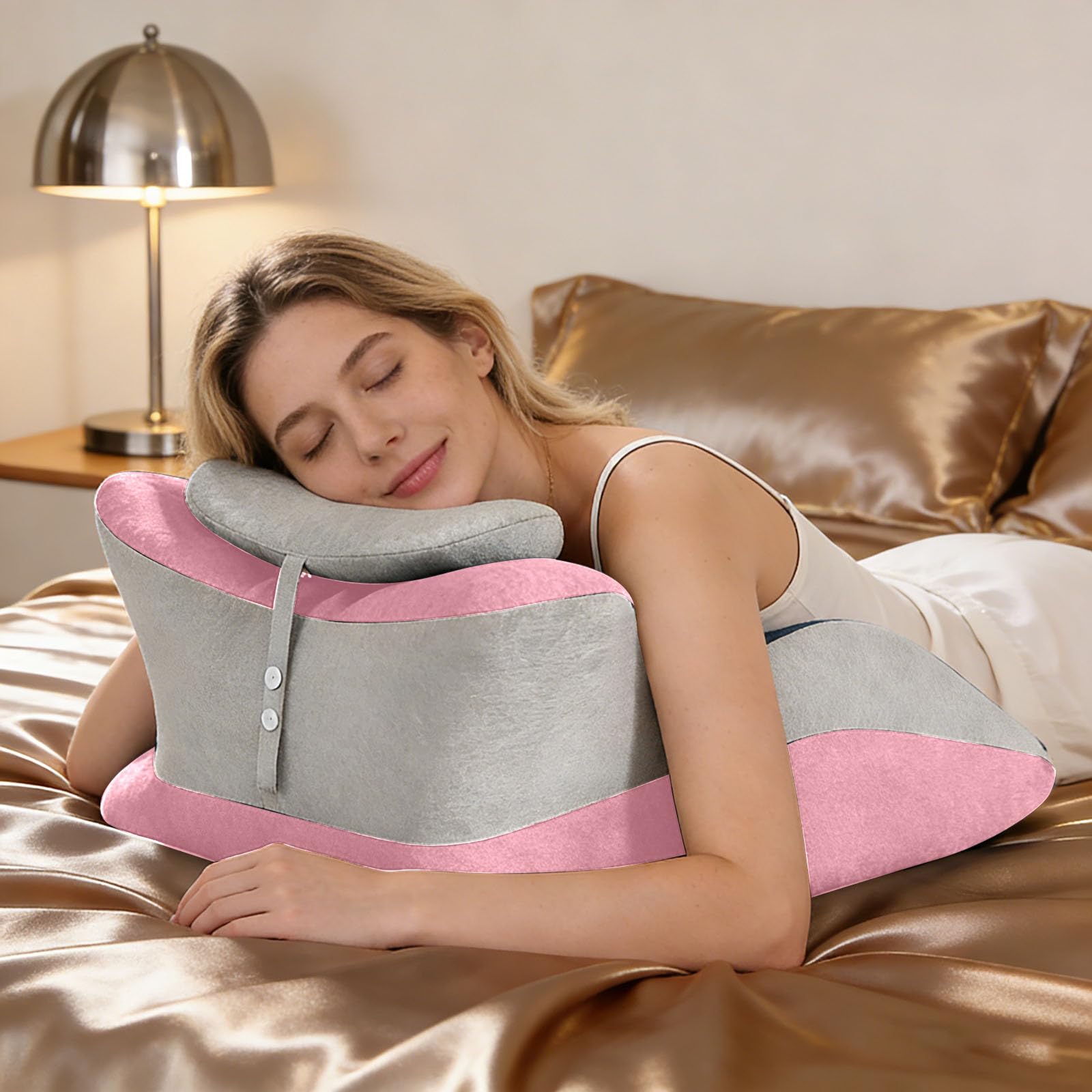 Cuscino sessuale per le coppie con memory foam, morbido cuscino a cuneo con funzione di supporto ergonomico per diverse posizioni per sedersi e sdraiarsi, cuscino lombare erotico multifunzione per più