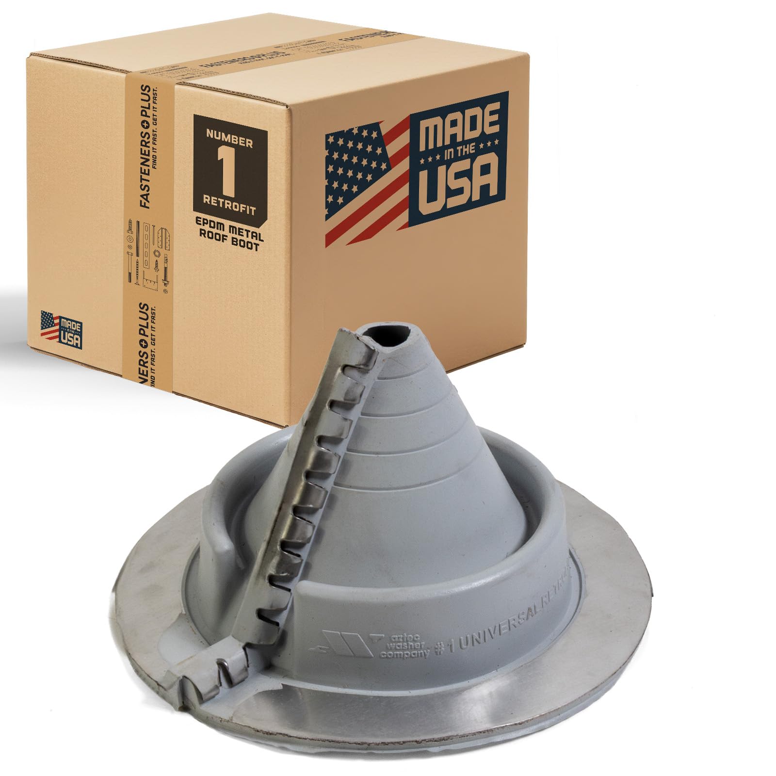 Tuyau de toit rond en EPDM pour étanchéité de cheminée 1,9-7,3 cm