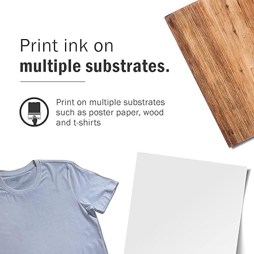 Miniatura 4 de Ecotex Serigrafía Negro azabache (galón - 128 onzas) - Tinta de tela negra azabache a base de agua, pintura de pantalla de seda - Screen Print