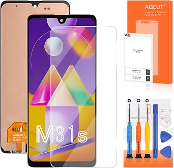 INCELL for Samsung Galaxy M31s Screen Replacement for Samsung M31s LCD Display for SM-M317F, SM-M317F/DS Screen Touch Digitizer Assembly Repair Part