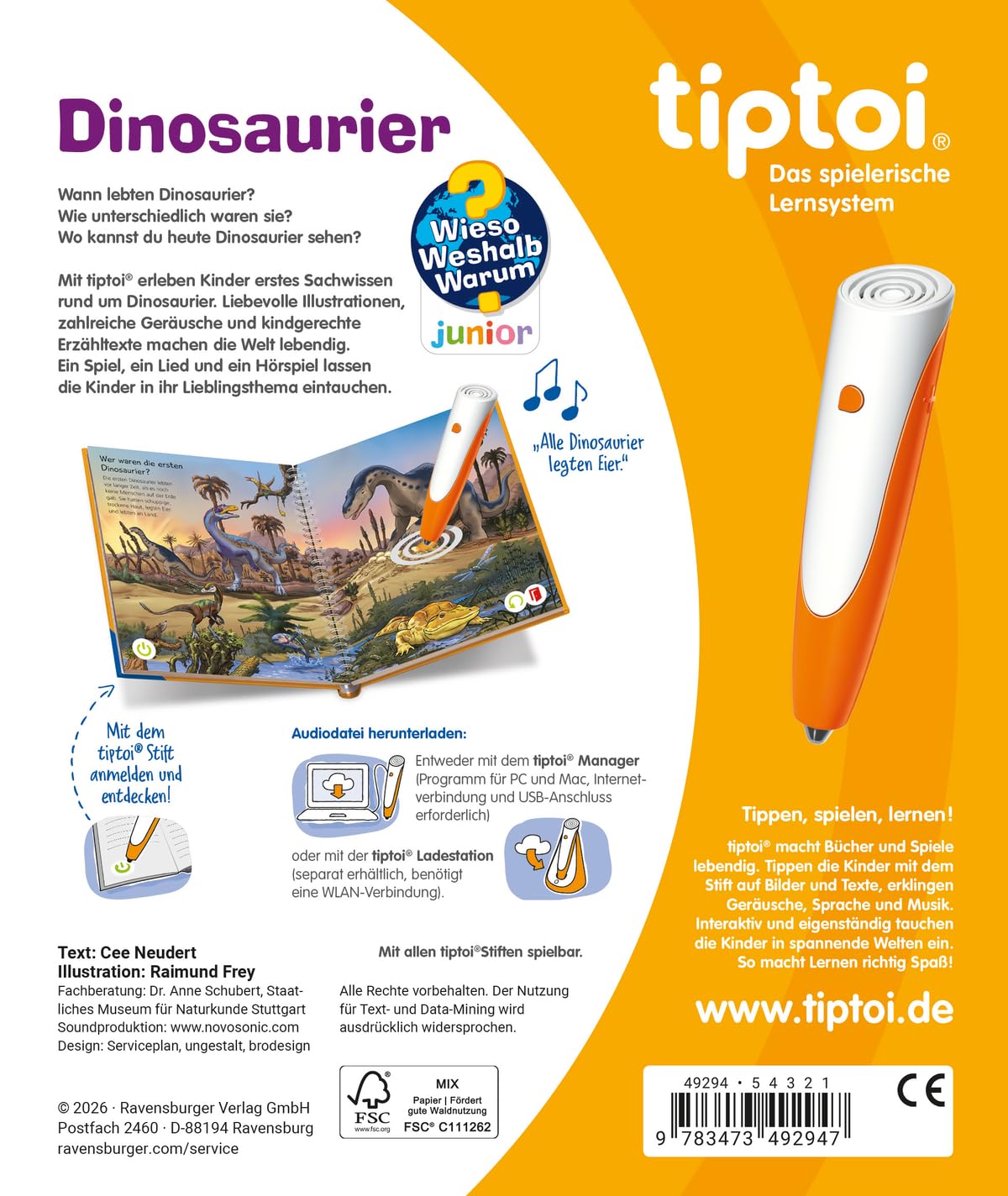 tiptoi® Wieso? Weshalb? Warum? junior - Dinosaurier