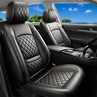 for Honda CRV CR-V 2007-2026 Car Seat Covers, Full Set, Black