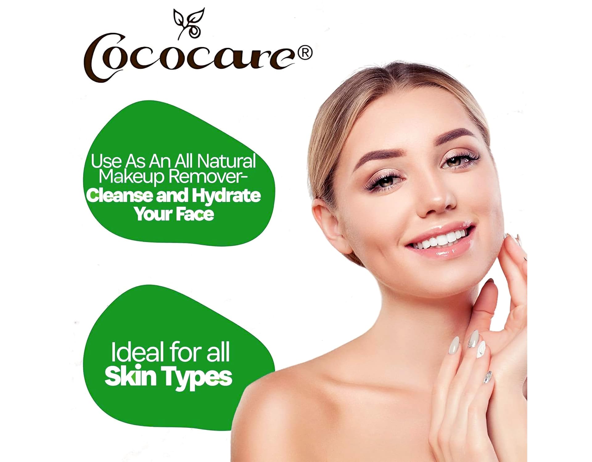 Cococare Prodotti 100% puro olio di cocco 4 Oz