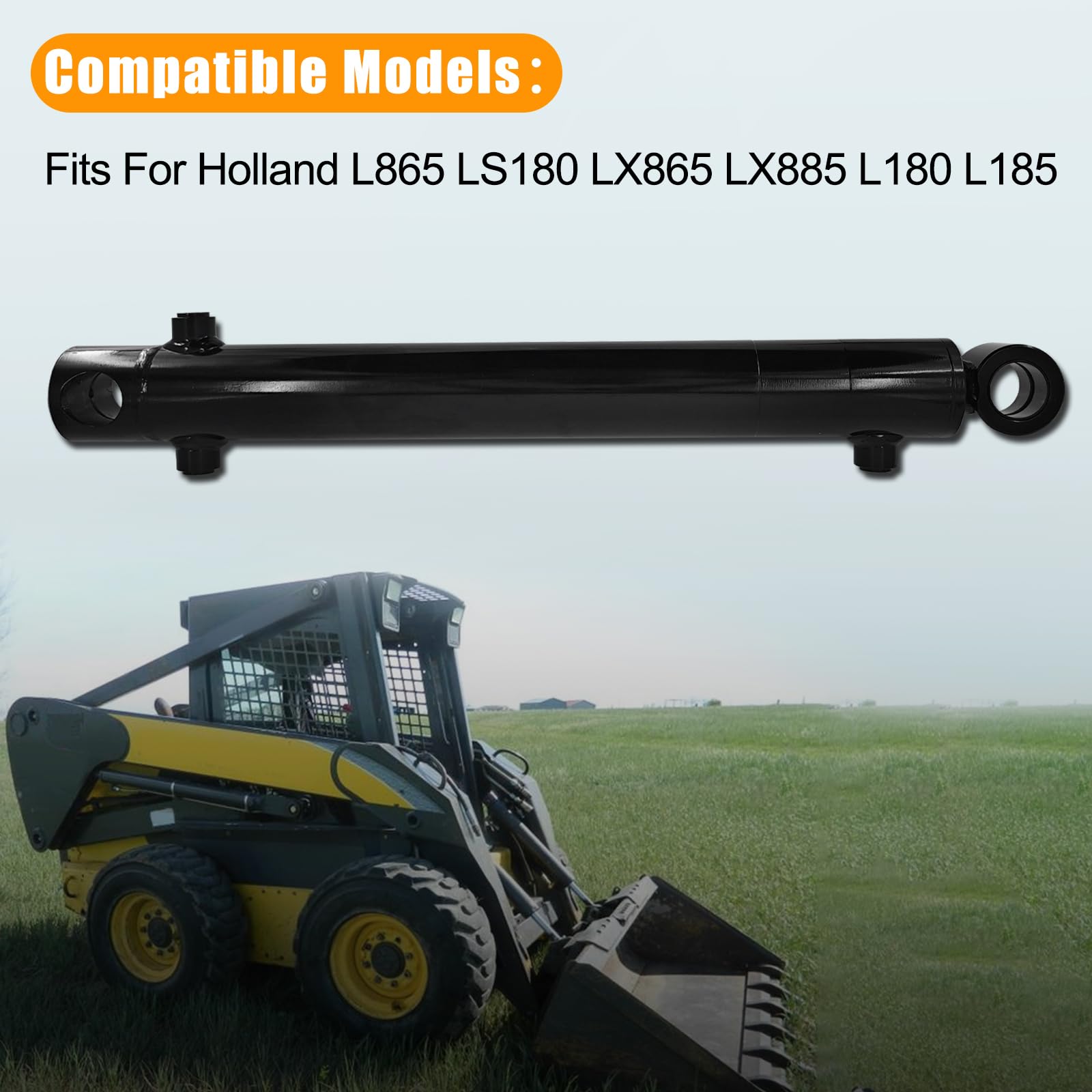 JaoRop 87038982 Bucket Tilt Hydraulic Cylinder Fits for