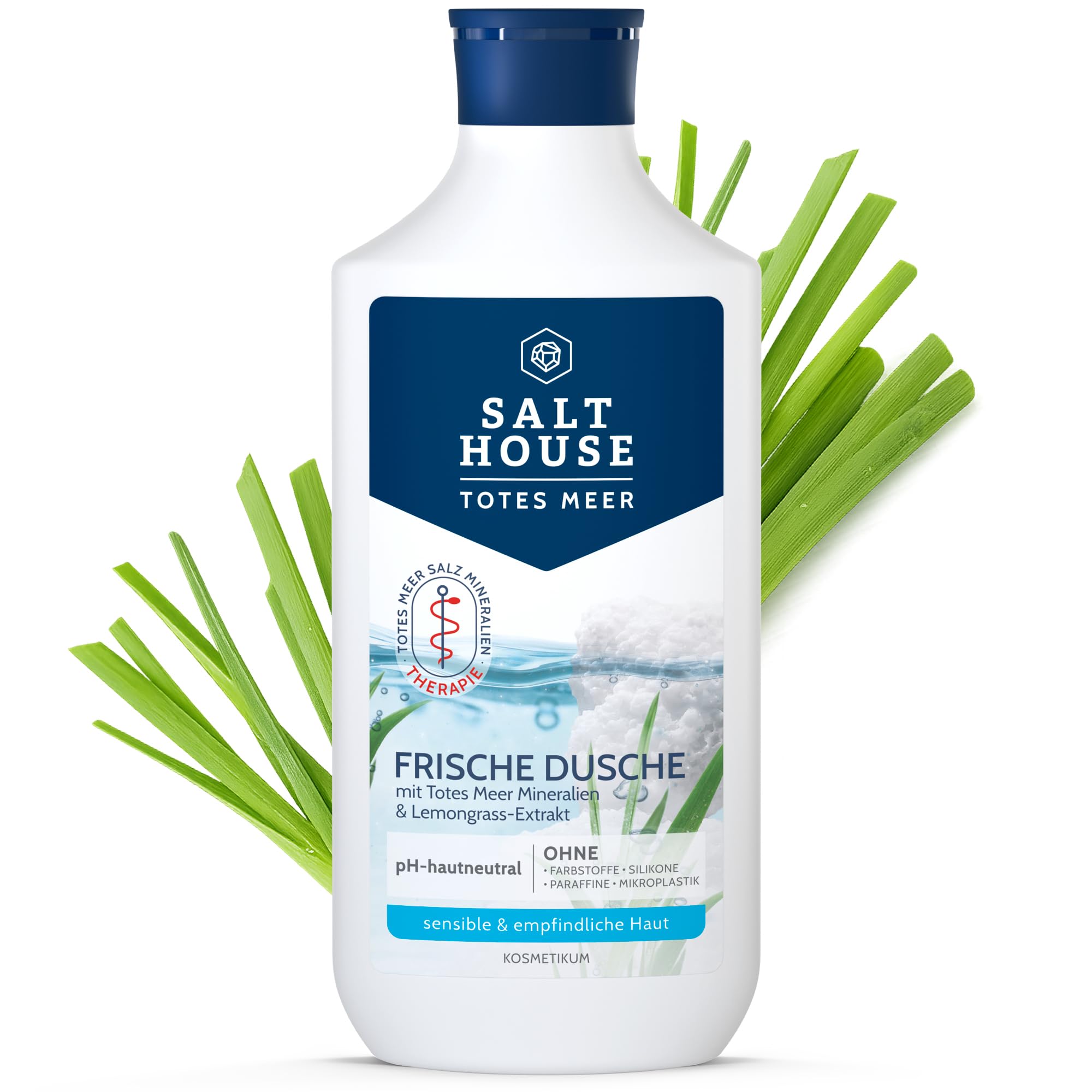 Salthouse Totes Meer Therapie Frische Dusche, mit Lemongrass-Duft für erfrischende Reinigung, 250ml