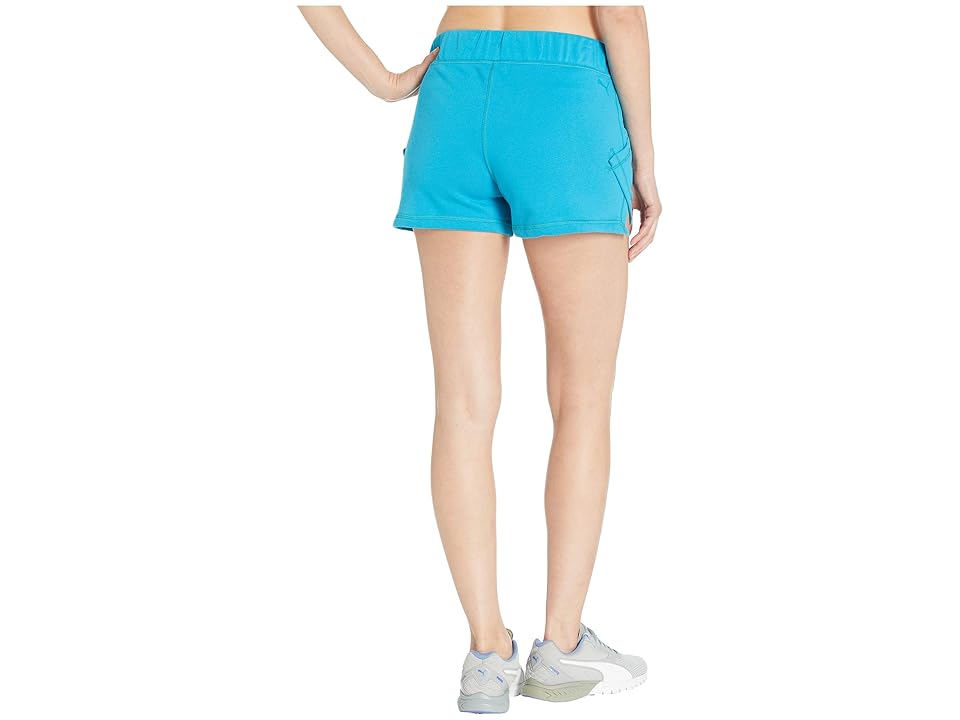 

PUMA Yogini 3 Shorts (Caribbean Sea Heather) Women's Shorts, Blue