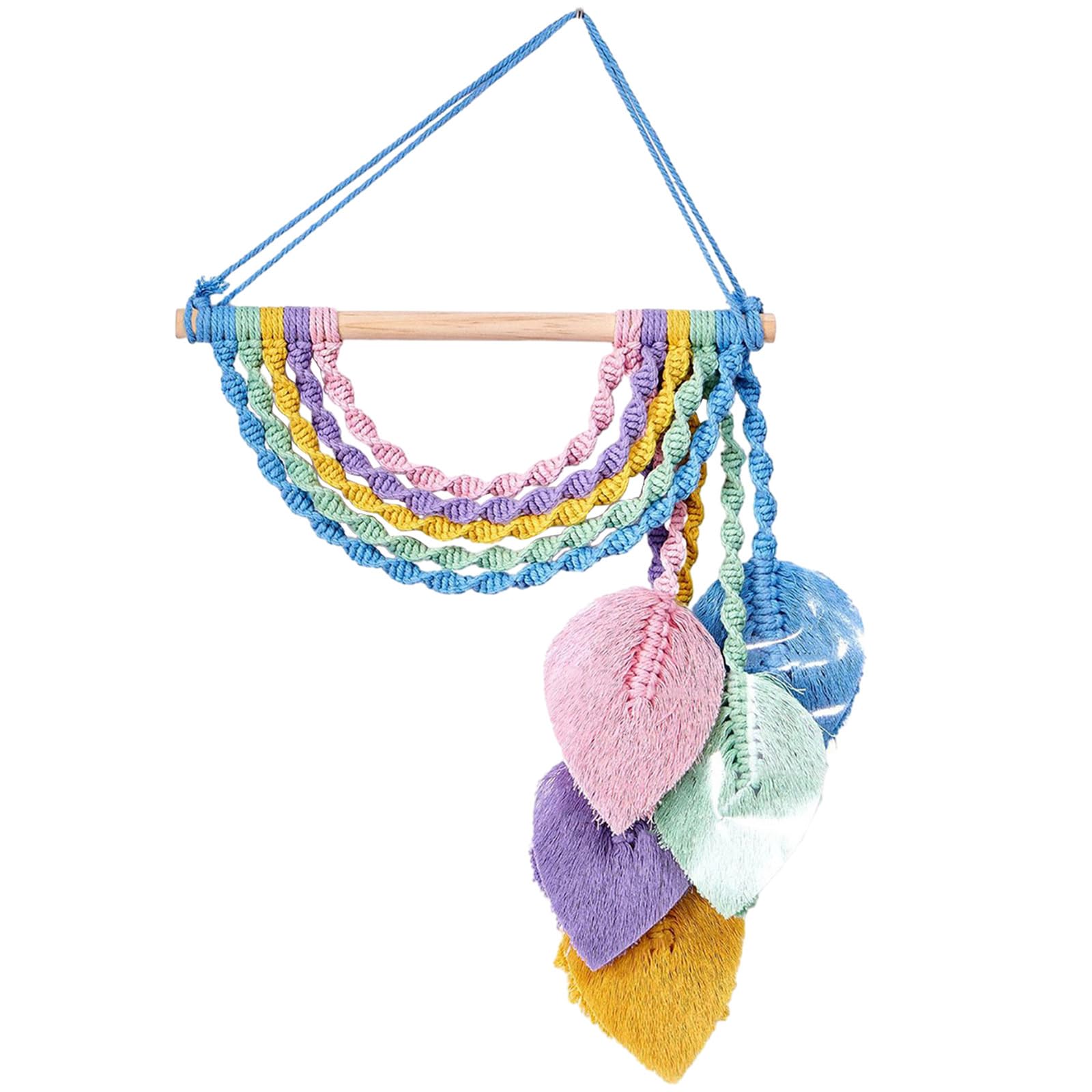 YWLUUOO Handwoven Colorful Tapestry Colorful Wall Hanging Decorations for Apartment Home Backdrops Decorations Handwoven
