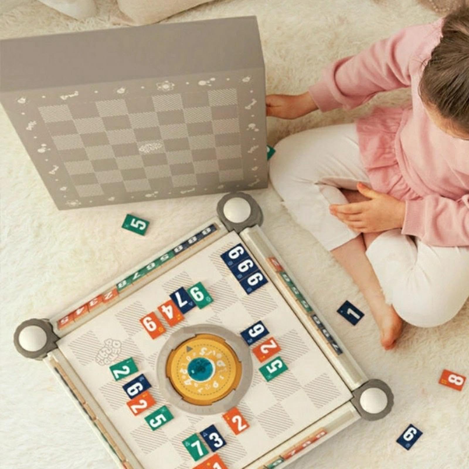 F Fityle Juguetes interactivos para Padres e Hijos, Juegos de Mesa de Pensamiento para, de interés, de Madera, Juego de