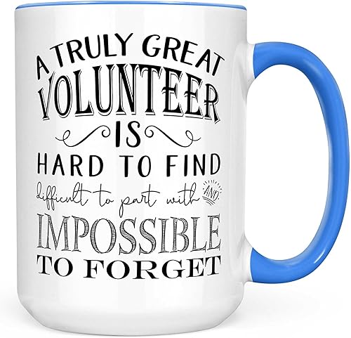 Miniatura 2 de Sweet & Salty Regalos de agradecimiento para voluntarios  A Truly Great Volunteer is Hard to Find Taza de café, las mejores ideas de toma de fuerza