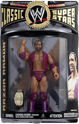 WWE - 2007 - Classic Super Stars - Serie 15 - Razor Ramon figura de acción - wChampionship Belt - Edición limitada - Mint - Coleccionable