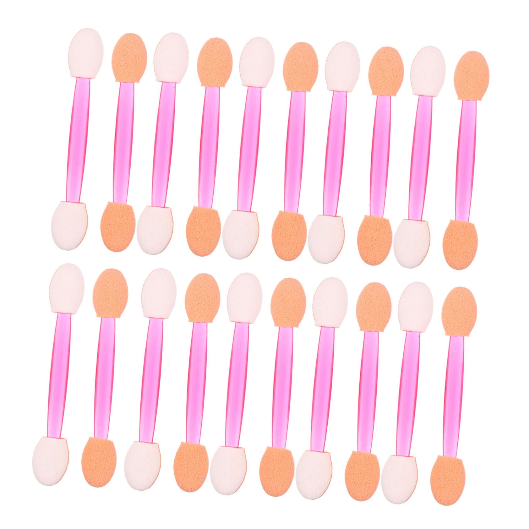Baluue 80pcs Dual Head Eyeshadow Sponge Brush Set Skin-friendly Sponge for Eye Makeup Disposaible for Travel/holiday/event