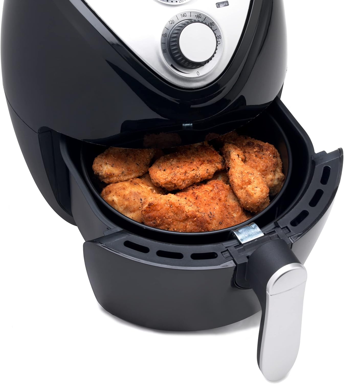 Salter EK2818-Friggitrice ad Aria Calda, 3,2 Litri, 1300 W, Ideale per cibi fritti più sani, Timer 30 Minuti, Controllo della Temperatura Regolabile, Nero, 3.2 Litre Salter EK2818-Friggitrice ad Aria Calda, 3,2 Litri, 1300 W, Ideale per cibi fritti più sani, Timer 30 Minuti, Controllo della Temperatura Regolabile, Nero, 3.2 Litre