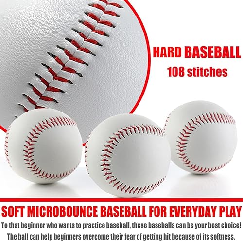 Miniatura 4 de HolyElks Balón de béisbol, pelotas de béisbol oficiales para jóvenes y adultos, talla oficial y peso Baseabll