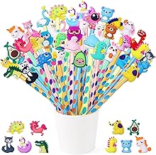 Gudotra 40 Pezzi Matite Gadget Compleanno Bambini Matite Animali per Bambini Regalini Fine Festa Compleanno Matite Colorate Pensierini Compleanno per Bambini Dopo Festa
