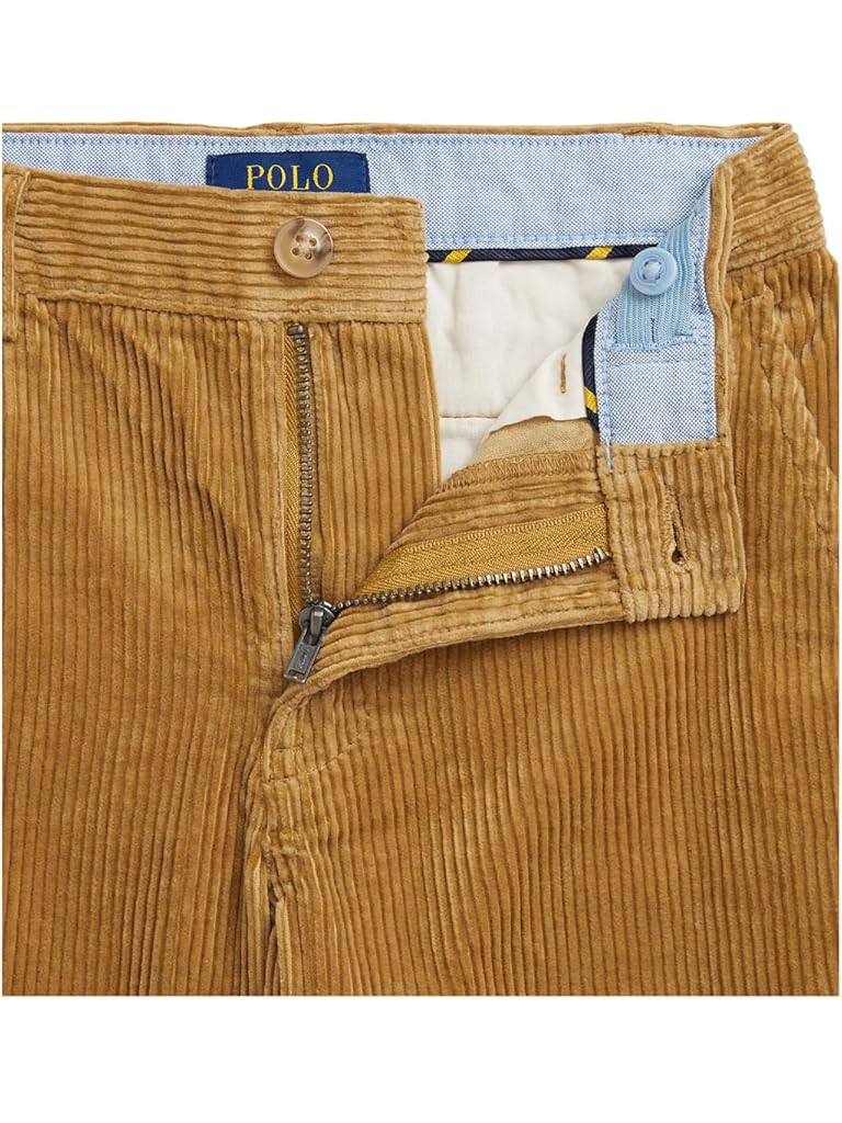 Tan Polo Ralph Lauren Bedford Straight Fit Corduroy Pants (Toddler/Little Kid)