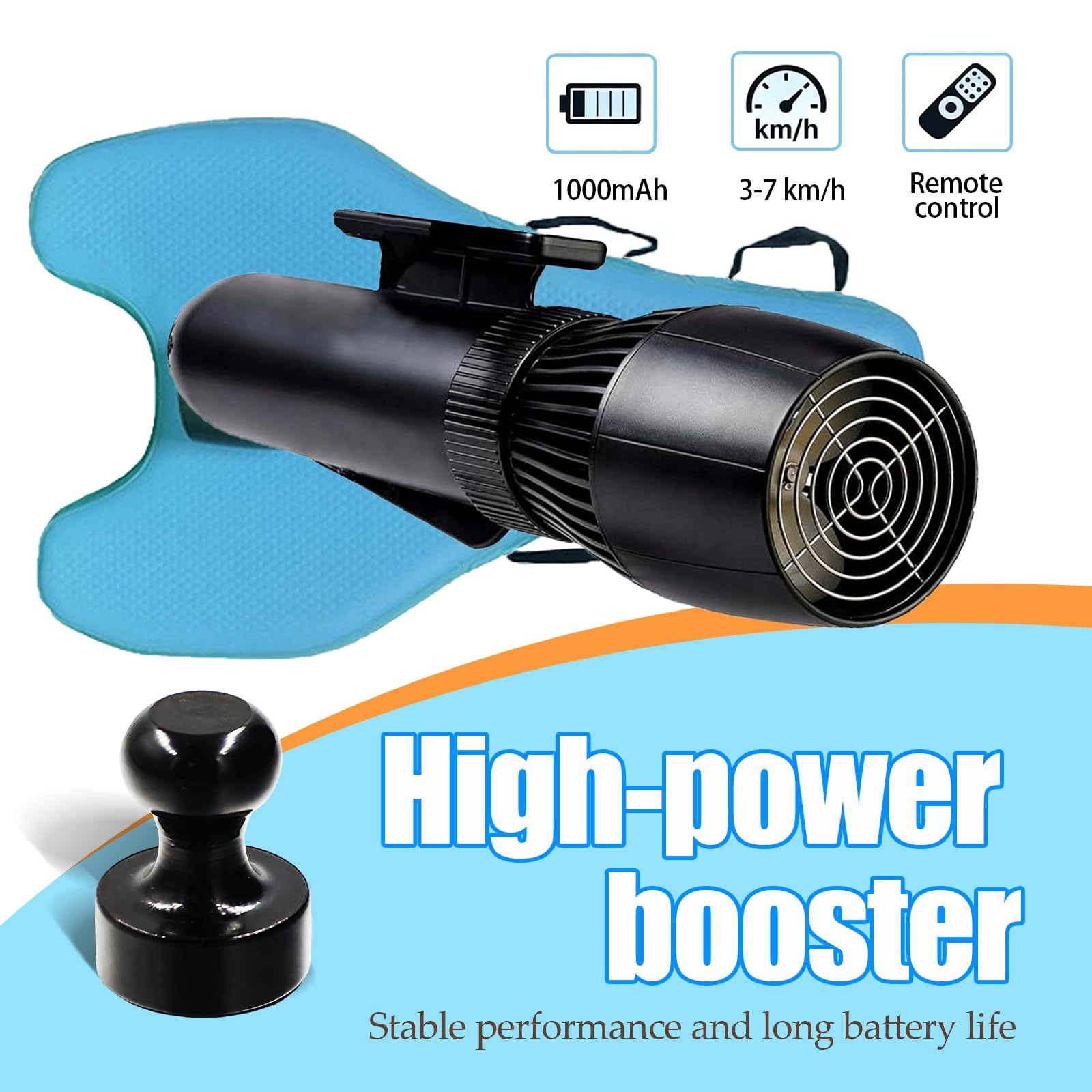 Surf eléctrico para Adultos, 3 en 1 Scooter de Buceo & Tabla Paddle Surf Inflable, Sistemas de propulsión Desmontable, Material Suave, para Sup Buceo Viajes