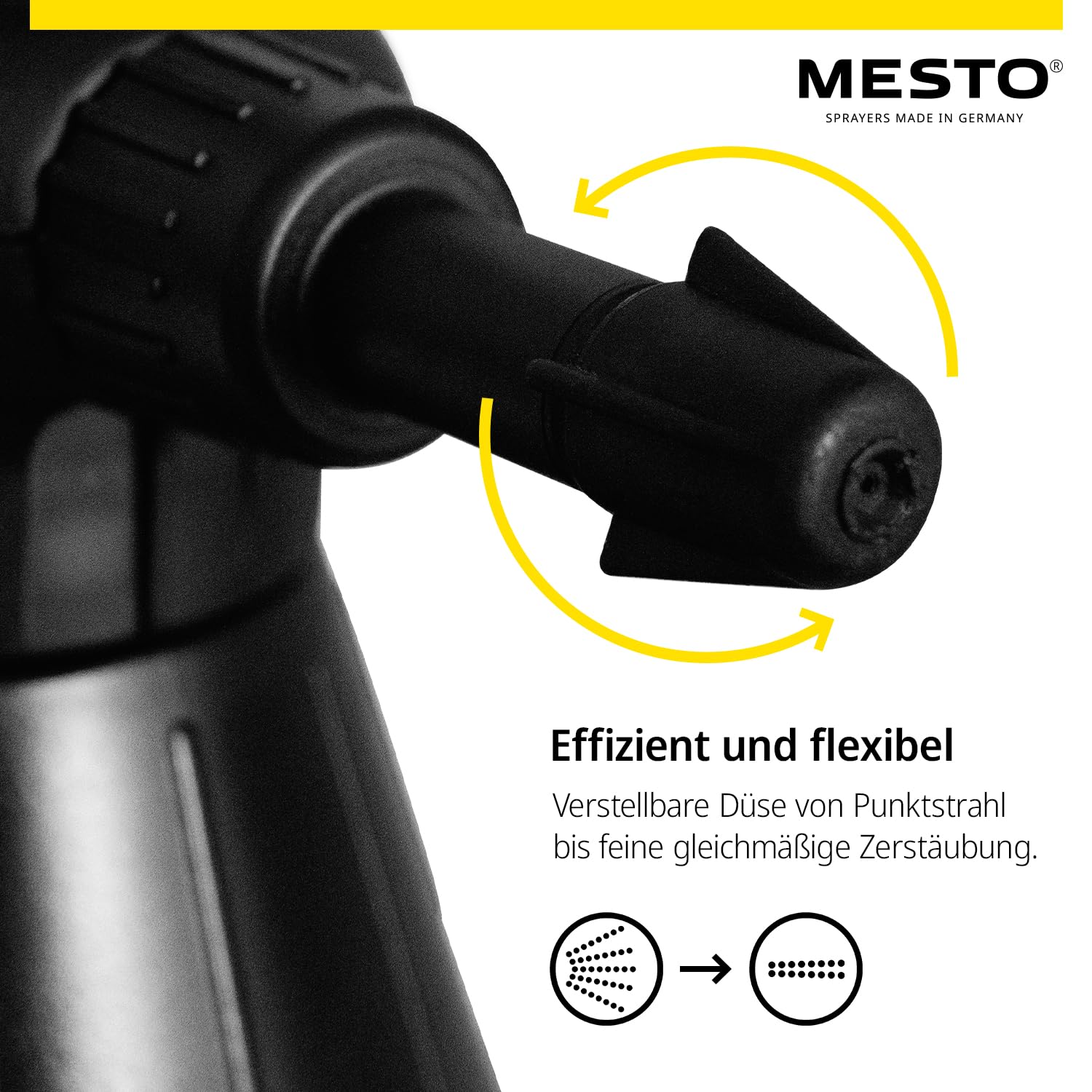 MESTO Cleaner Super Extreme 1.5 Pulverizador de presión 1,5L | Pulverizador para Productos de Limpieza | Pulverizador de Bomba | Pulverizador de presión para automoción e Industria
