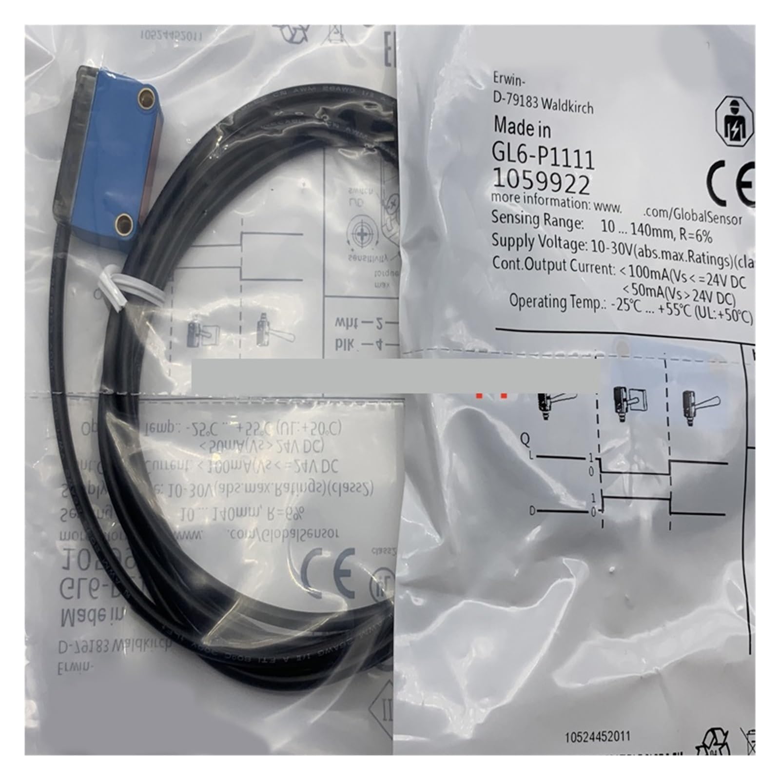 CXFCIHFT 1pcs Proximity switch GL6-P4211 GL6-P4212 GL6-P1111 sensor(GL6-P4212)