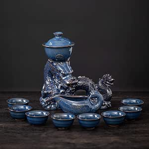 Amazon.com | Ceramic Teapot with Infuser Semi Automatic Tea Set Magic ...