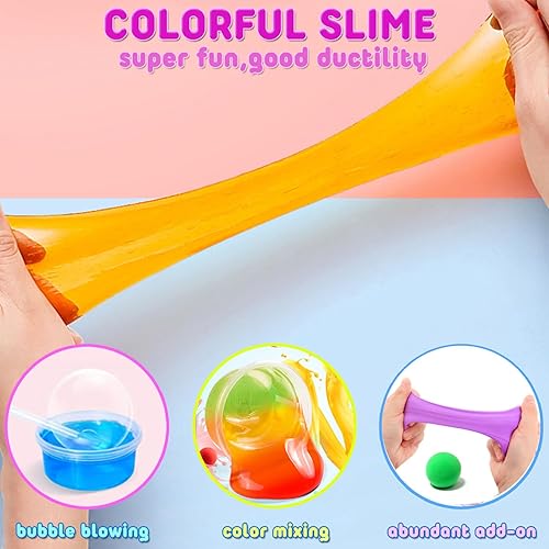 Miniatura 3 de Calendario de Adviento 2023 con diseño de slime de cristal, calendario de cuenta regresiva, juguetes de vacaciones, juego de 24 días, regalo